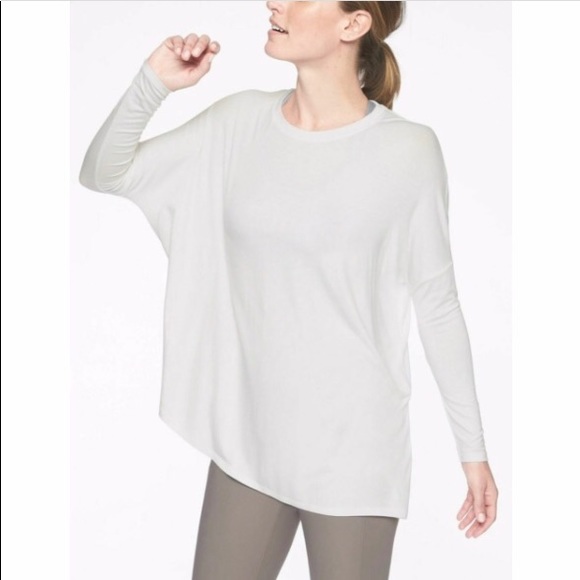 Athleta Tops - Athleta Cloudlight Relaxed Asymmetrical Top Small